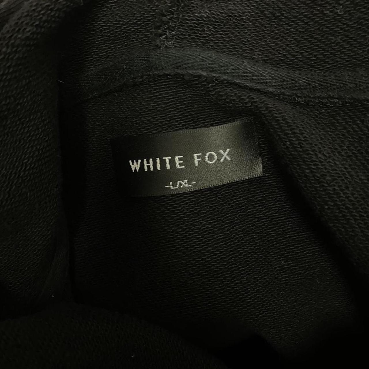 white fox black hoodie 🖤💗 no flaws size LXL Depop
