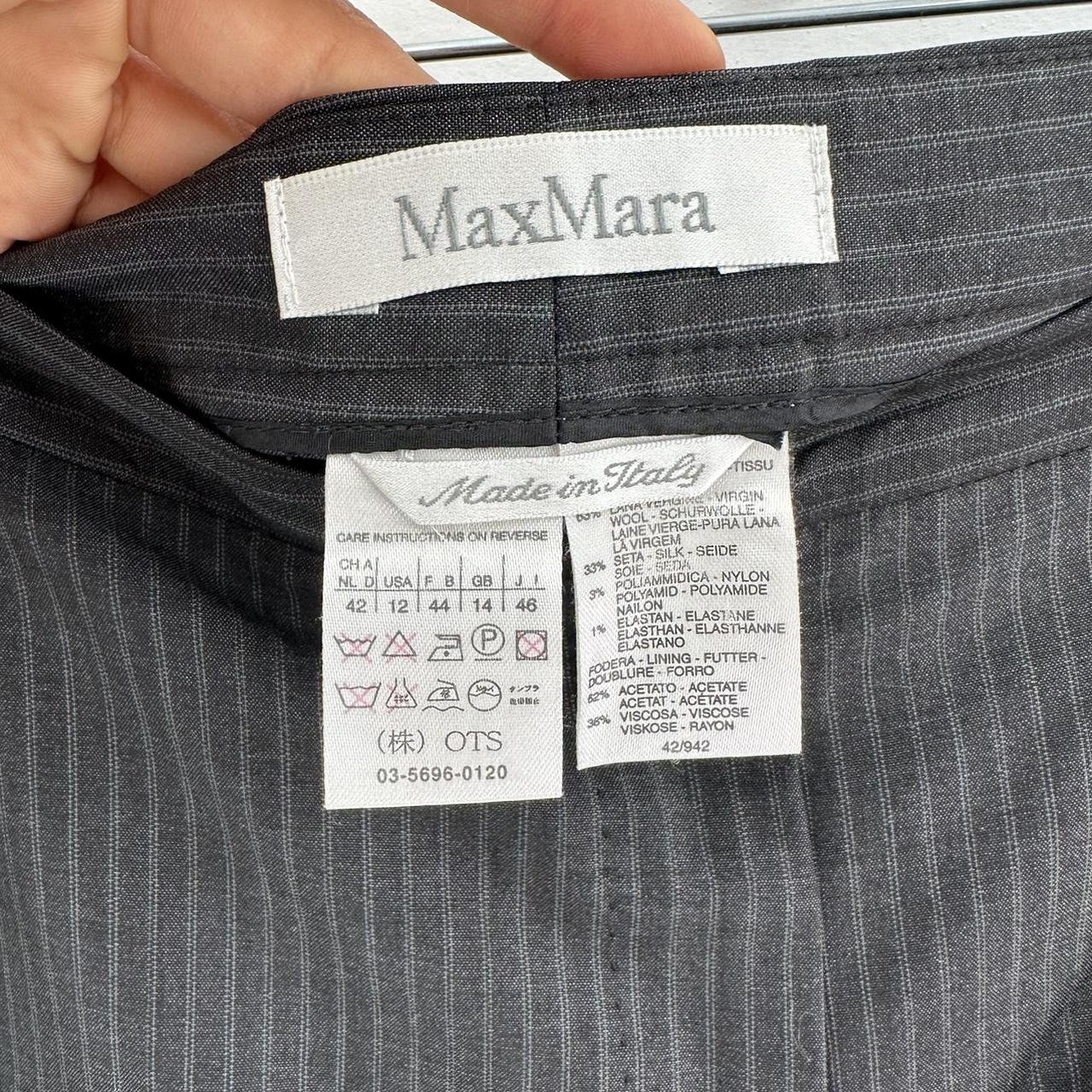 Max Mara Women's Grey Trousers (4)