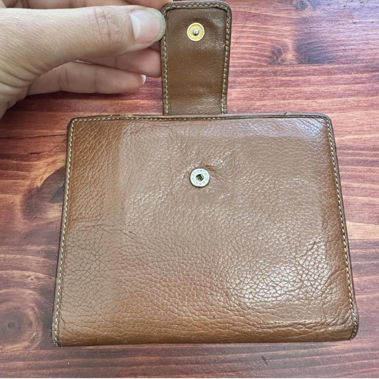 Vintage Gucci Logo Brown Fold Wallet. Signature GG - Depop