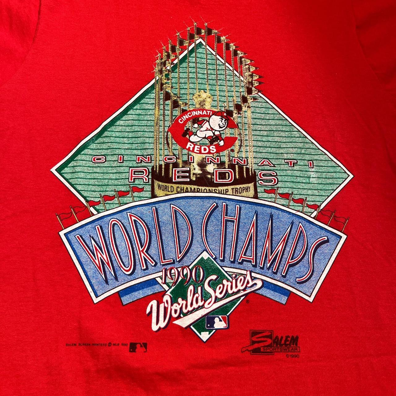 1990 Cincinnati Reds World Champions Salem Sportswear MLB