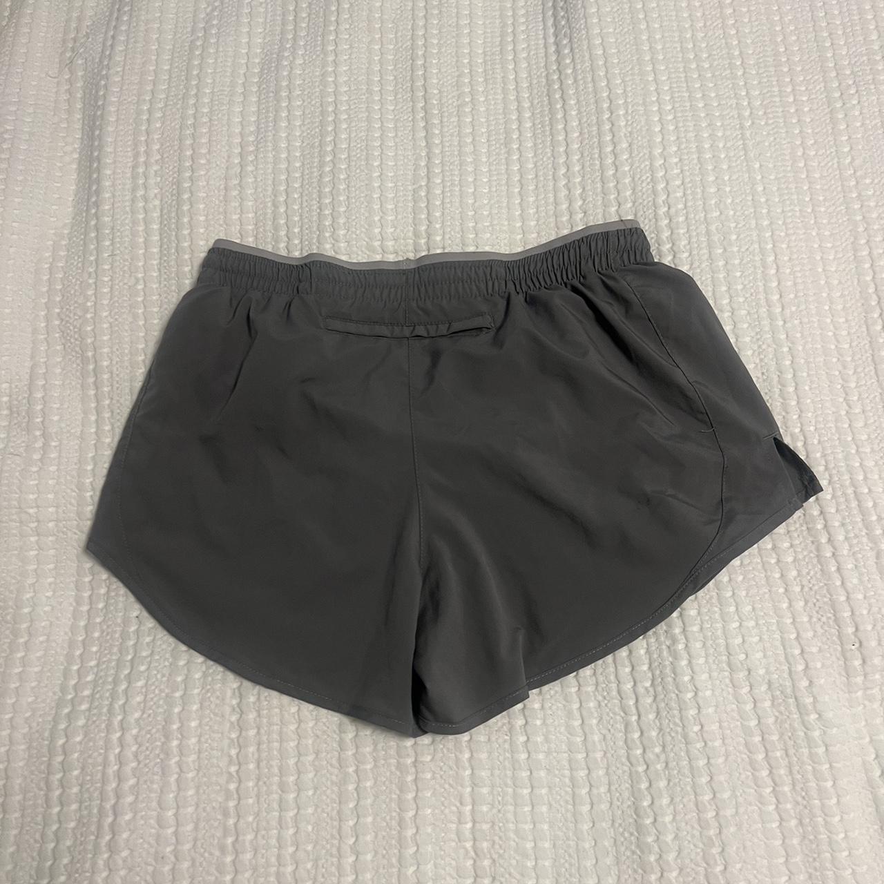 nike gray running shorts size small never worn... - Depop