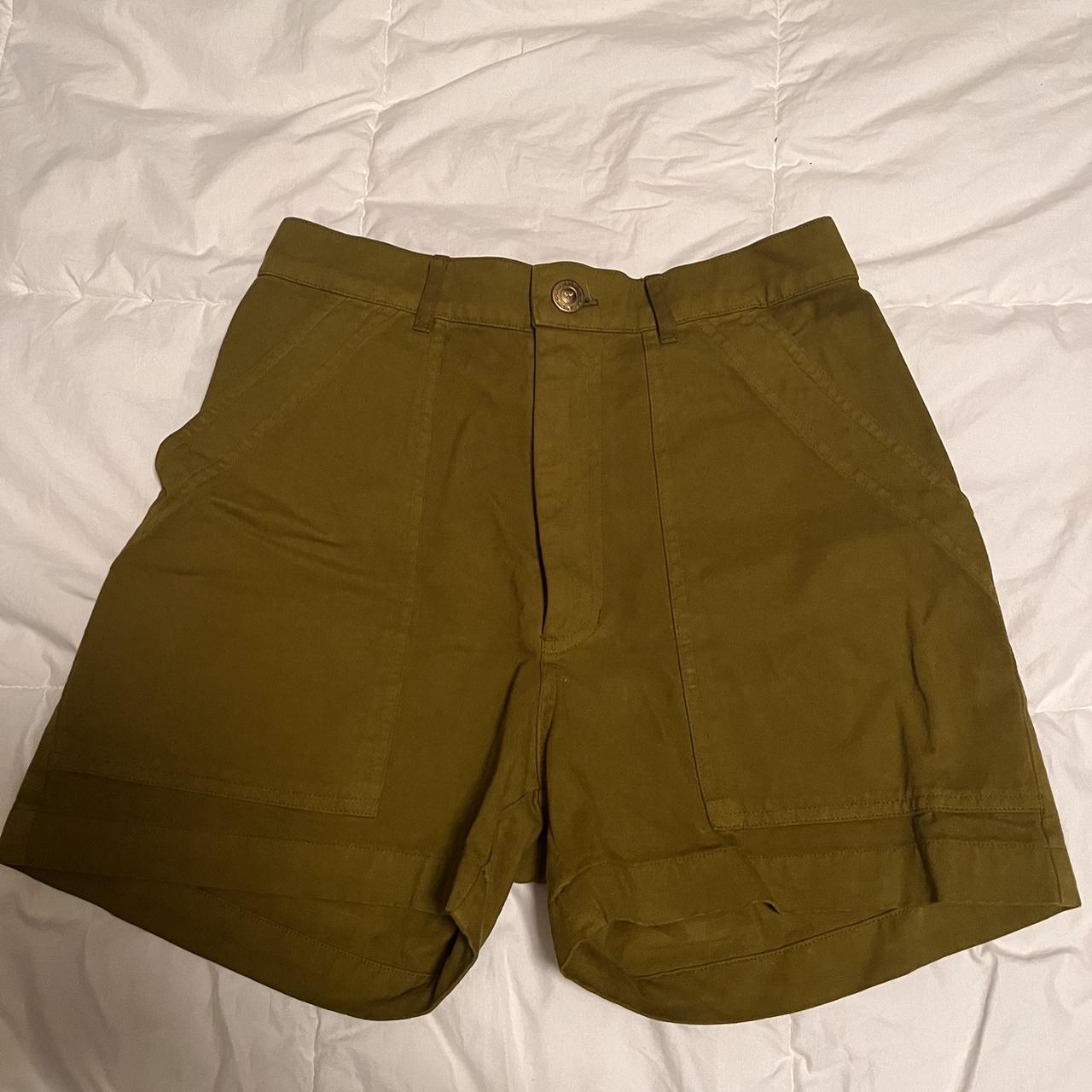 Big bud press work pant shorts - size small - olive... - Depop