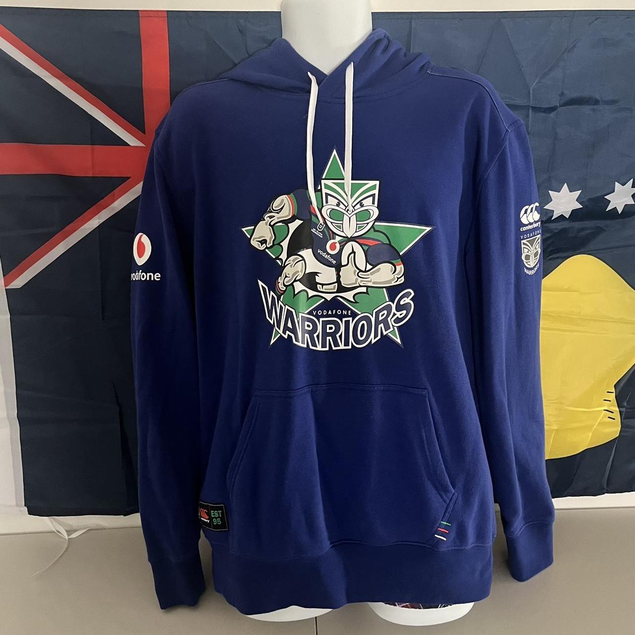 canterbury VODAFONE WARRIORS パーカー　Lサイズ canterbury VODAFONE WARRIORS パーカーLサイズ