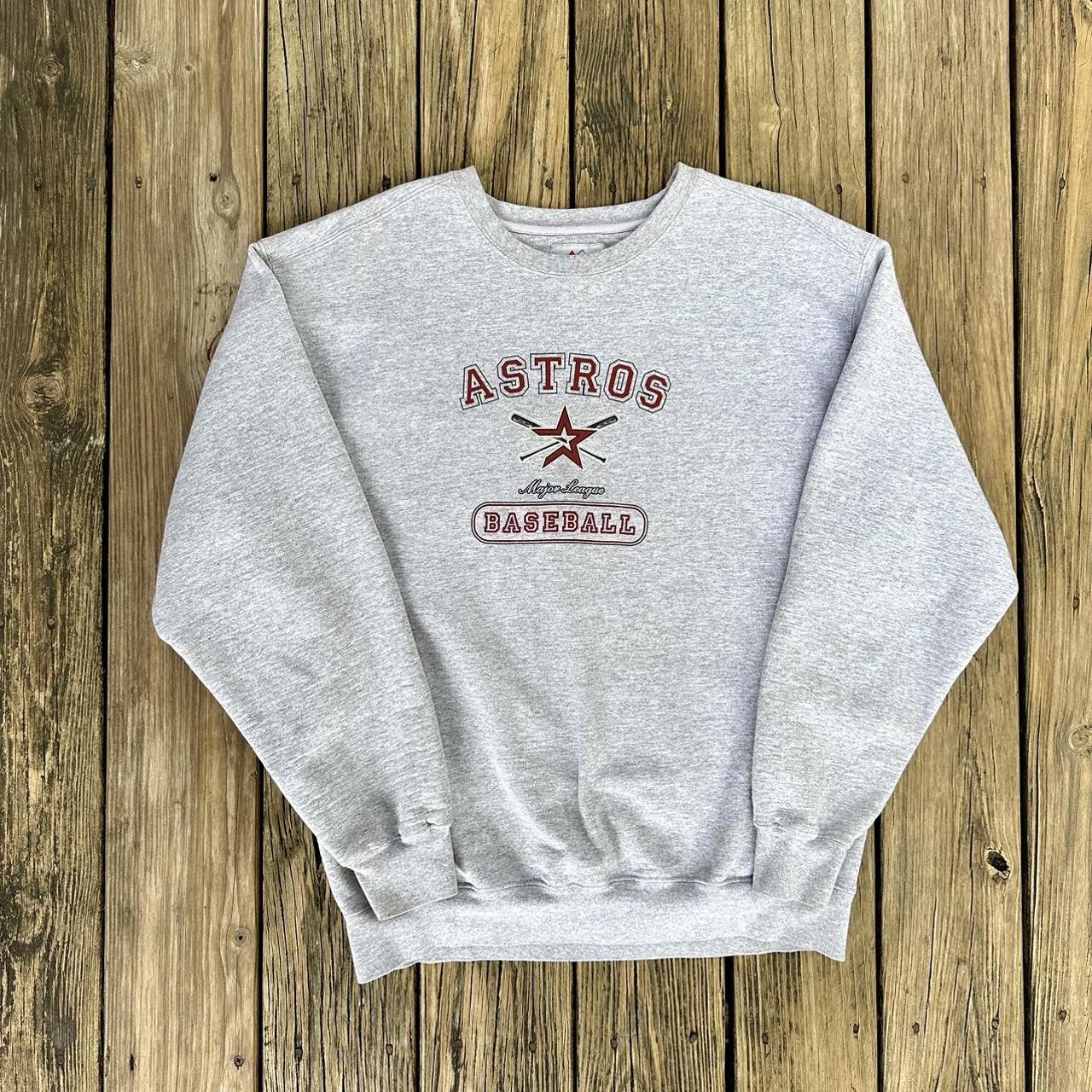 Mens Vintage Houston Astros Hoodie Size - Depop