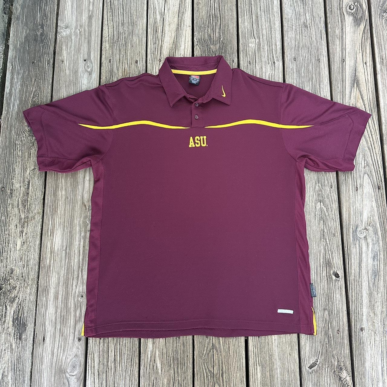 Vintage Nike Arizona State Polo Shirt •Size:... - Depop