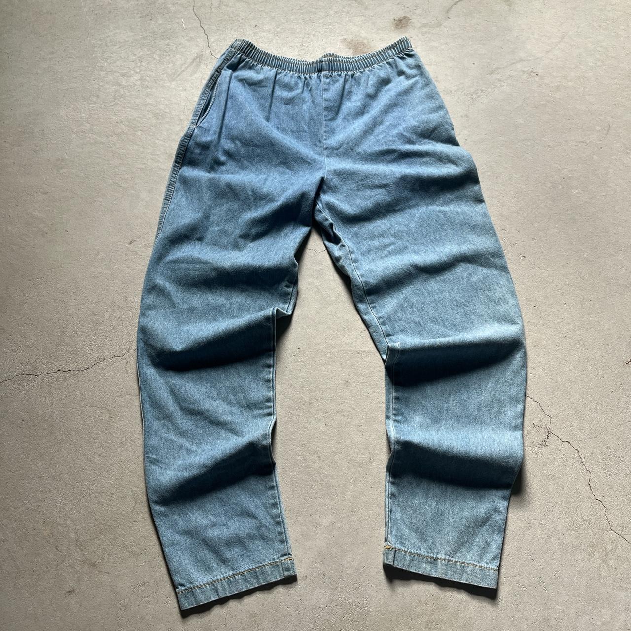 vintage elastic jeans 💥 free shipping... - Depop