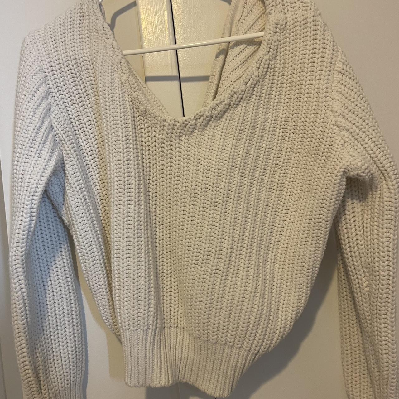 PacSun Women's Sweater White/Cream S – The cutest chunky knit