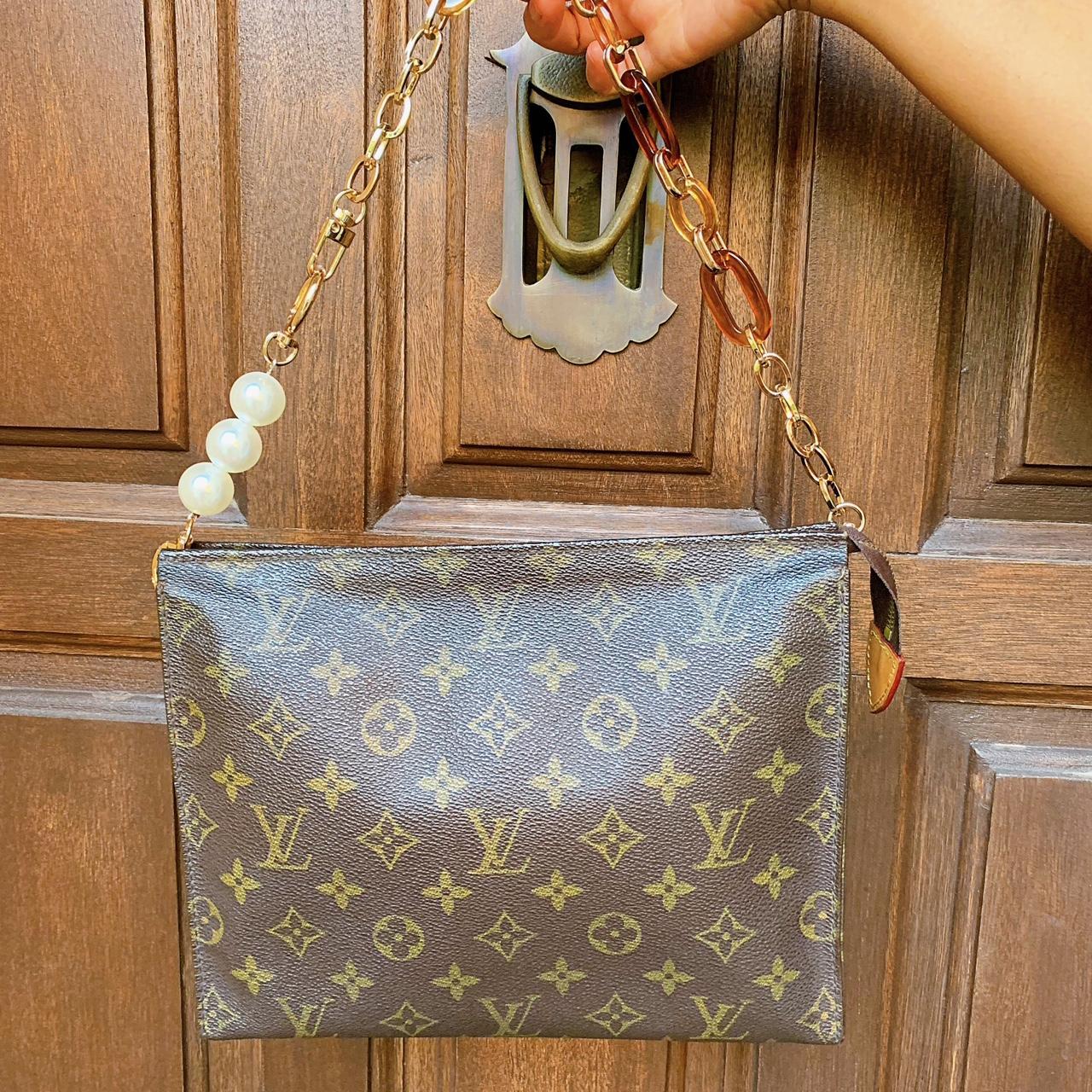 Louis Vuitton bag. 100% authentic. Added chain to - Depop