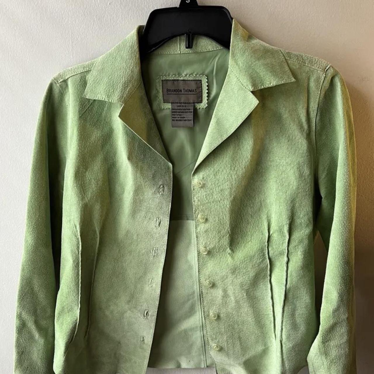 Lime green hotsell suede jacket