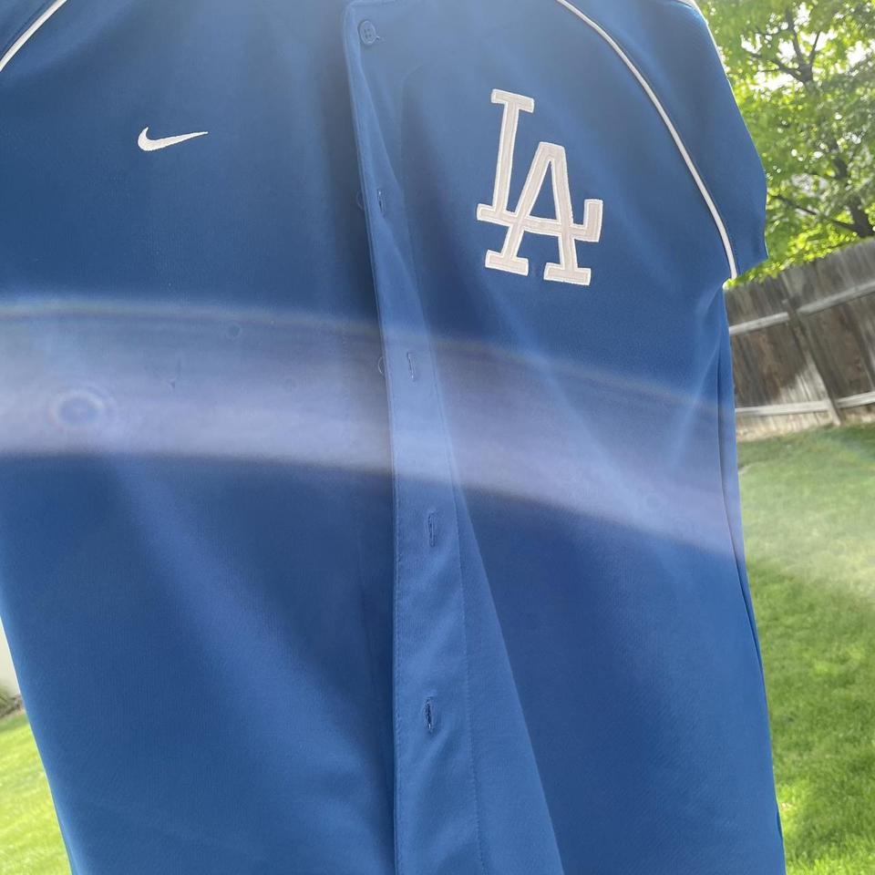 Vintage Away Dodger Jersey. The white outline of the - Depop