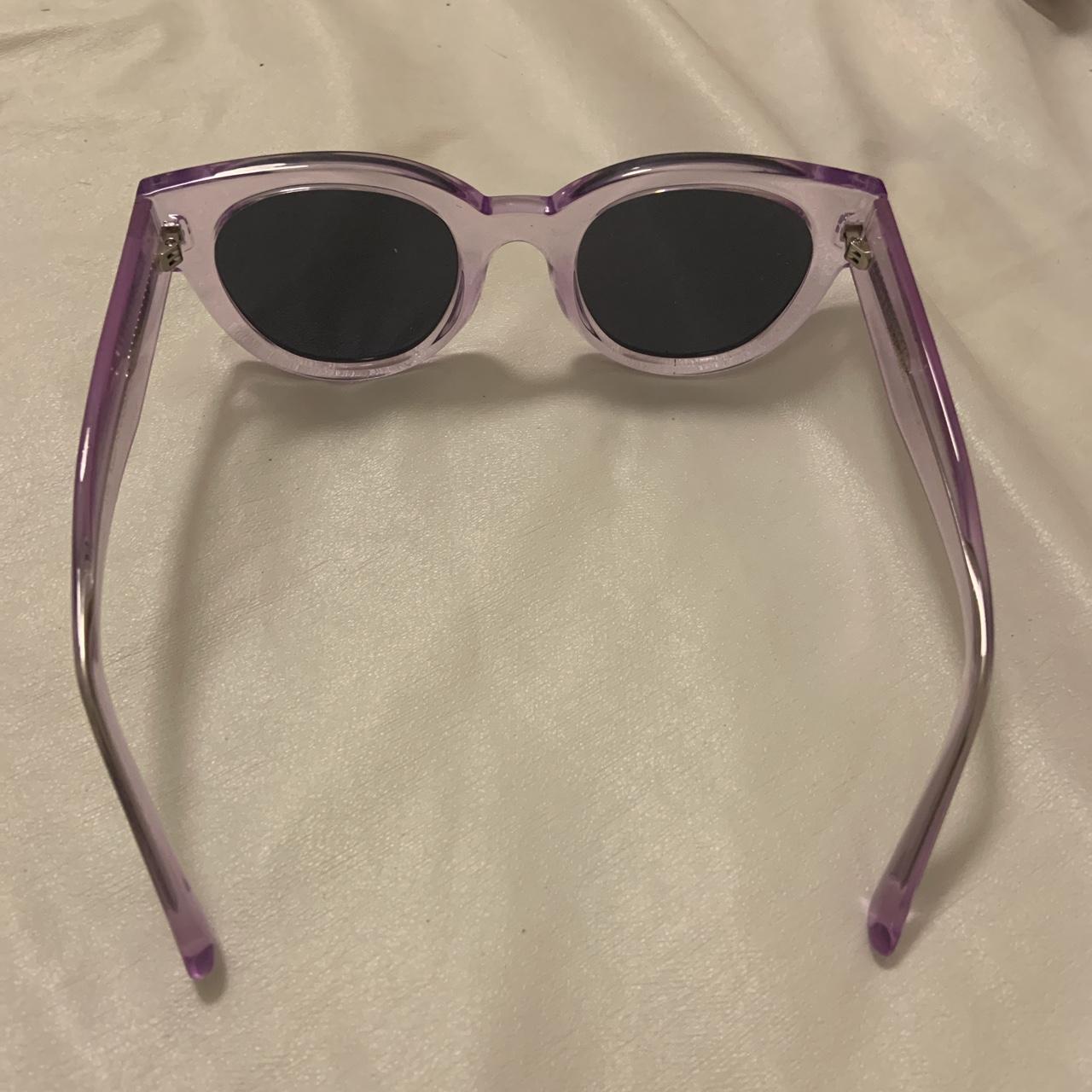 A.Kjaerbede Women's Purple Sunglasses Depop
