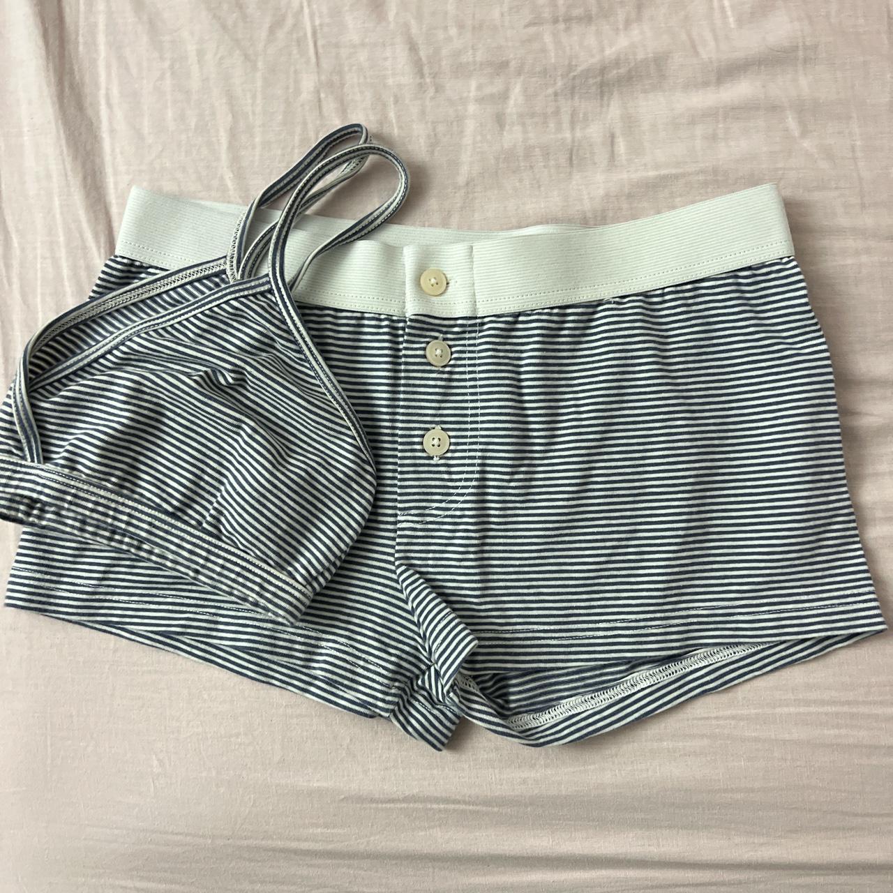 Pajama set- never worn Tag: Brandy Melville Fit:... - Depop