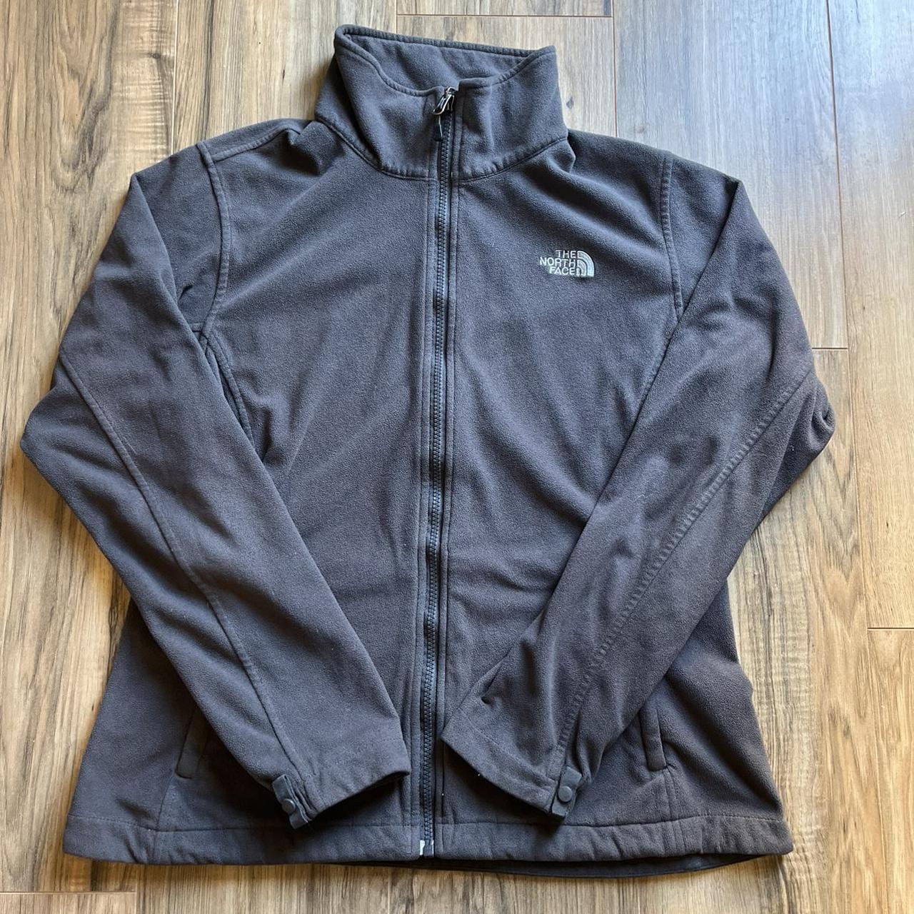 NorthFace Zip Up Fleece Great condition Size L in... - Depop