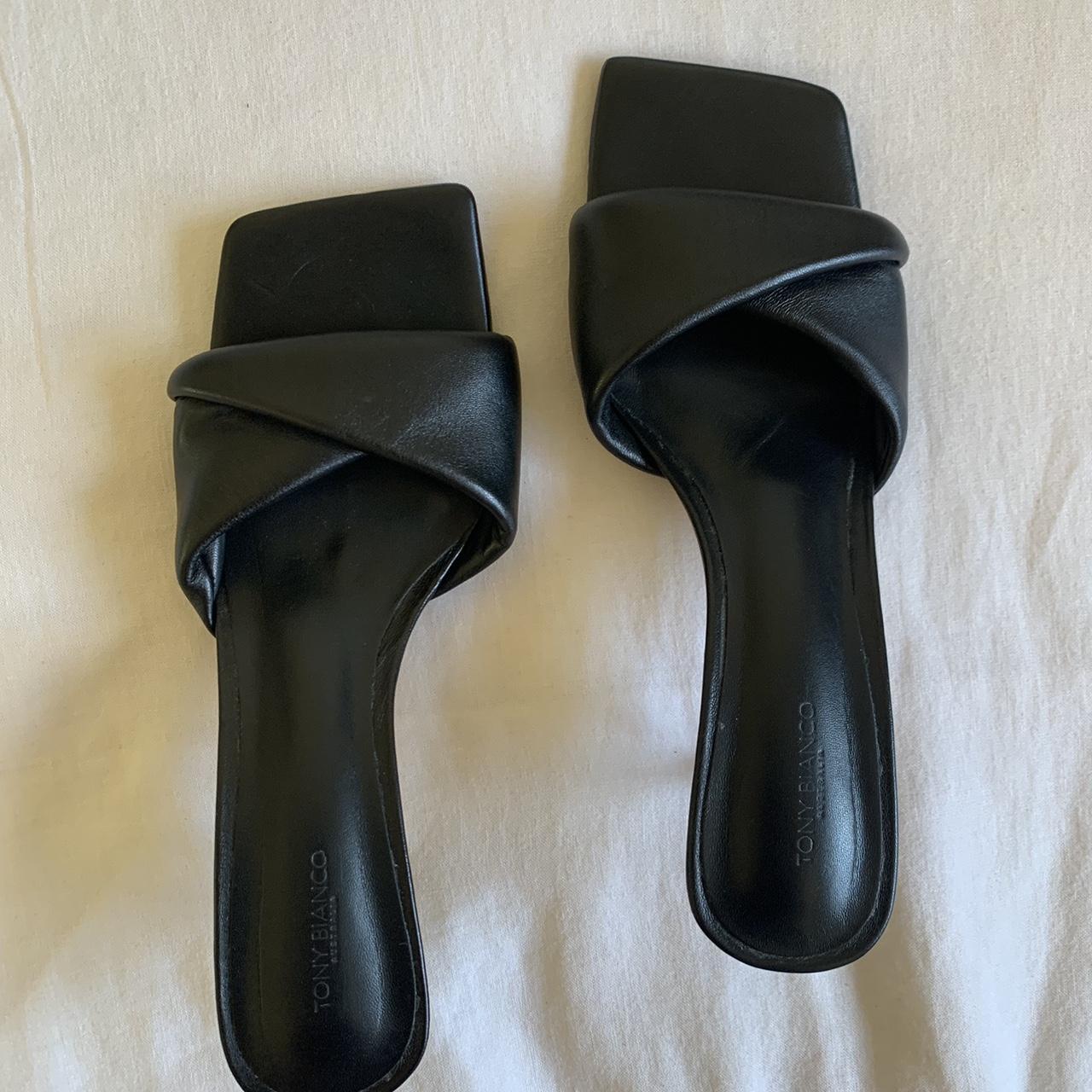 Women's Black Mules | Depop