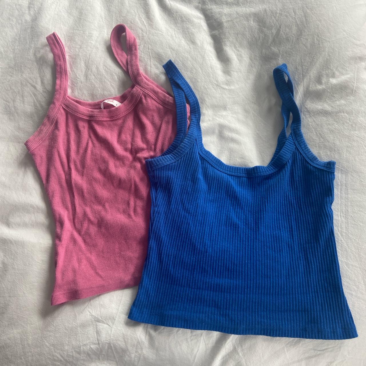 supre riri tank tops both size small $17 for both - Depop