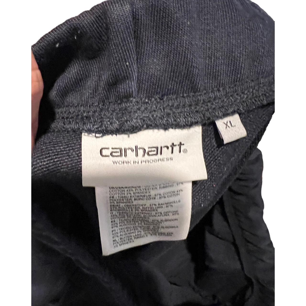 Carhartt WIP Men's Navy and White Joggers-tracksuits | Depop