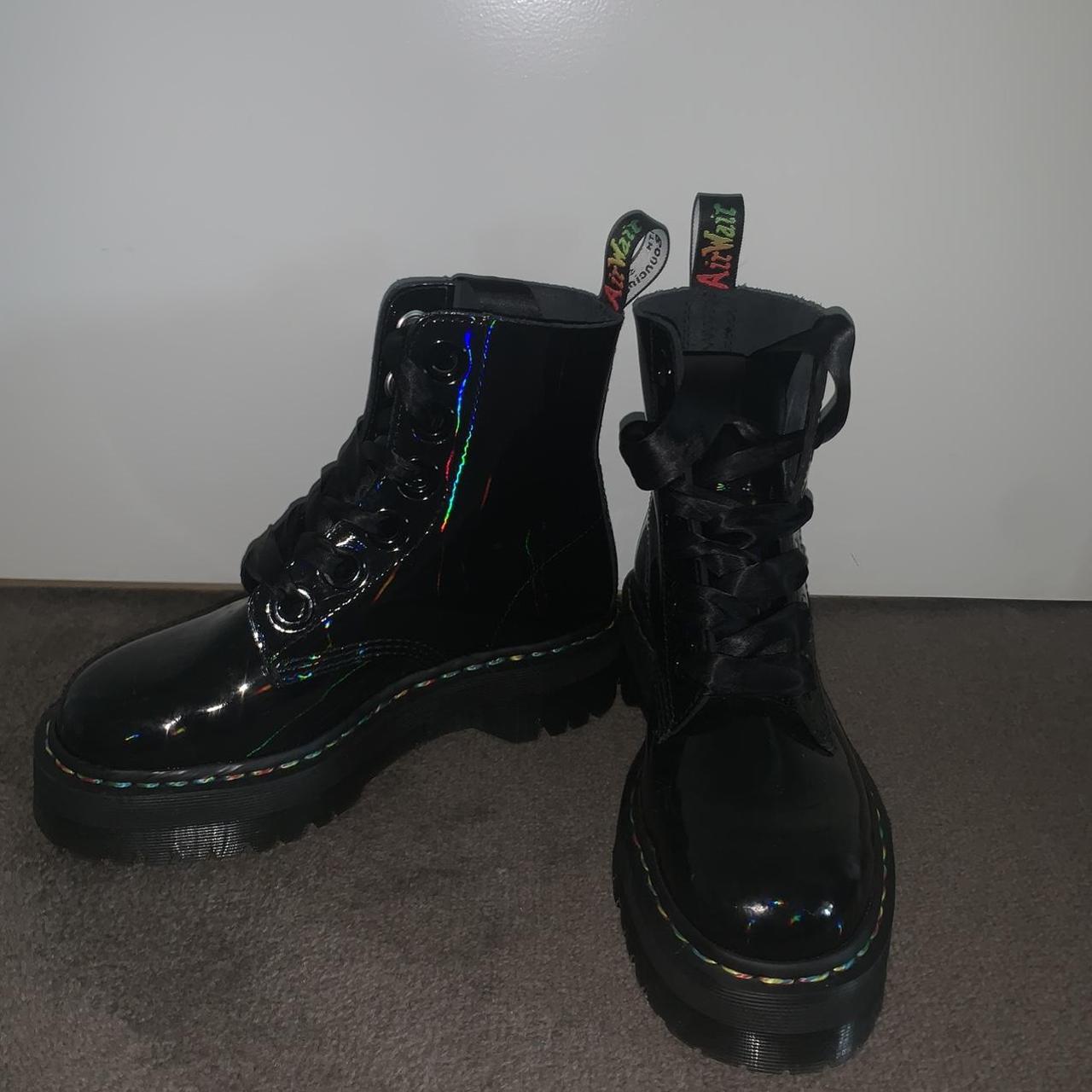 doc martens holographic