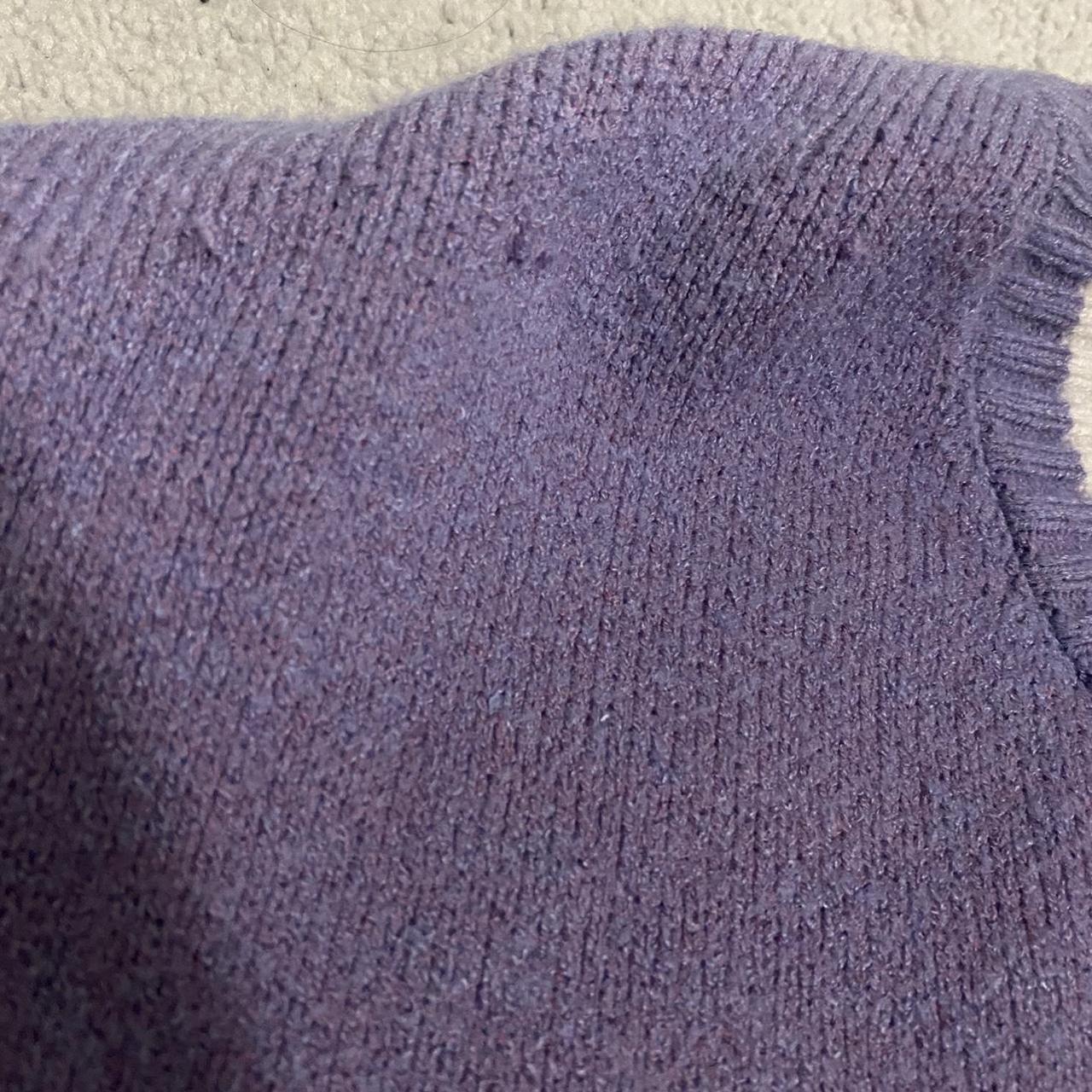 Heaven can wait purple v neck sweater dupe The... - Depop