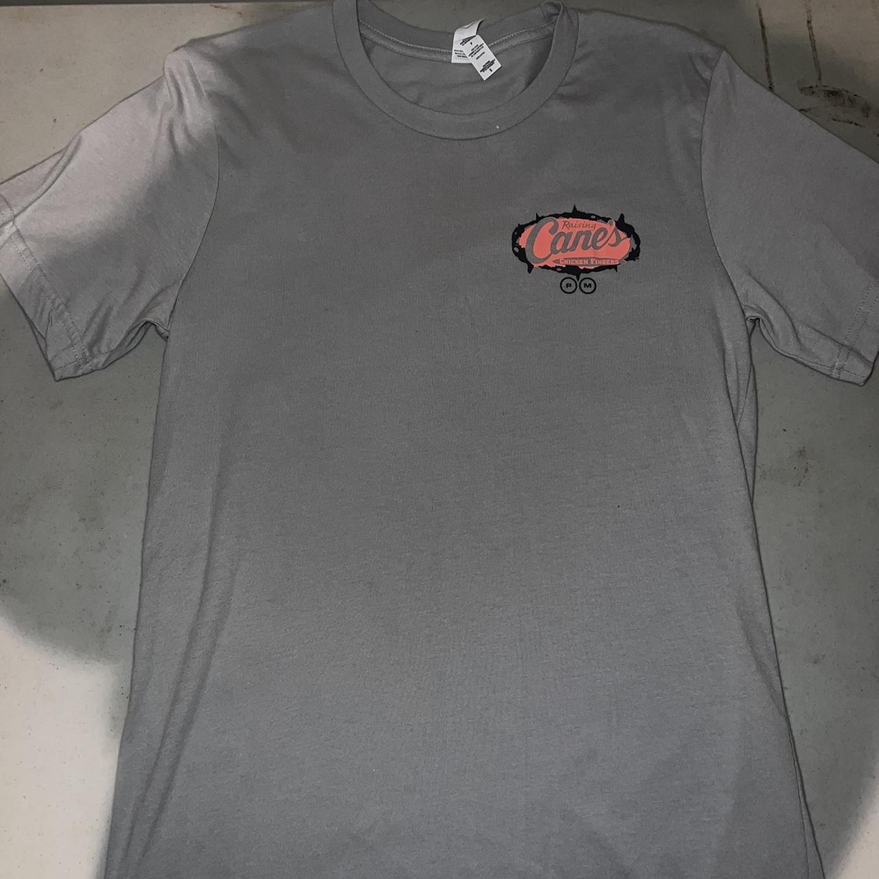 small,grey, post malone canes crew member shirt - Depop