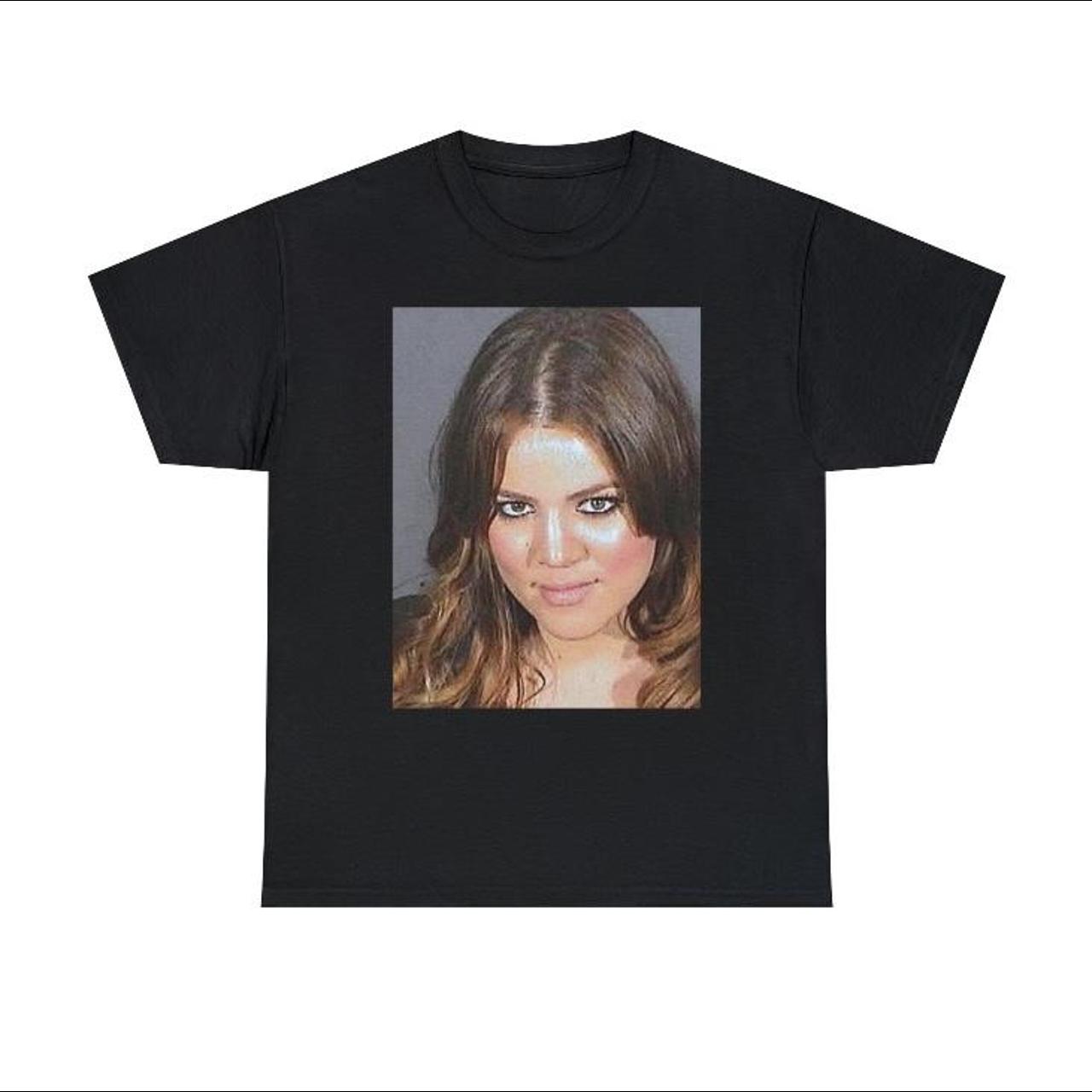 Khloe Kardashian Mugshot Shirt printed on Gildan... - Depop