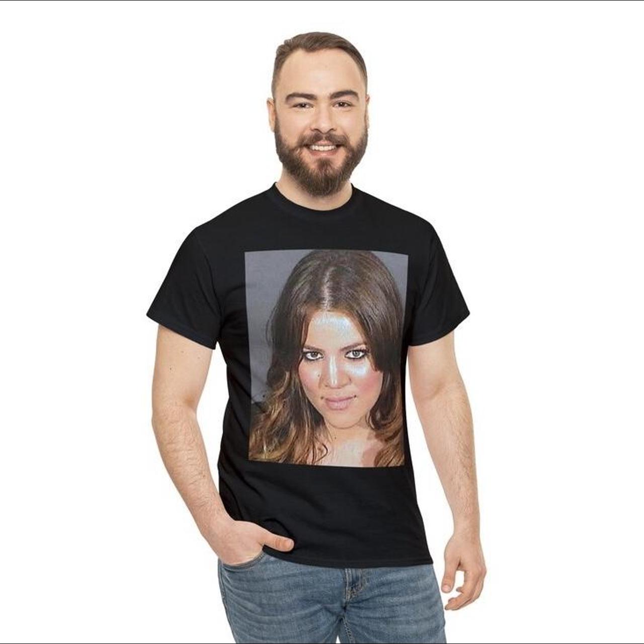 Khloe Kardashian Mugshot Shirt printed on Gildan... - Depop