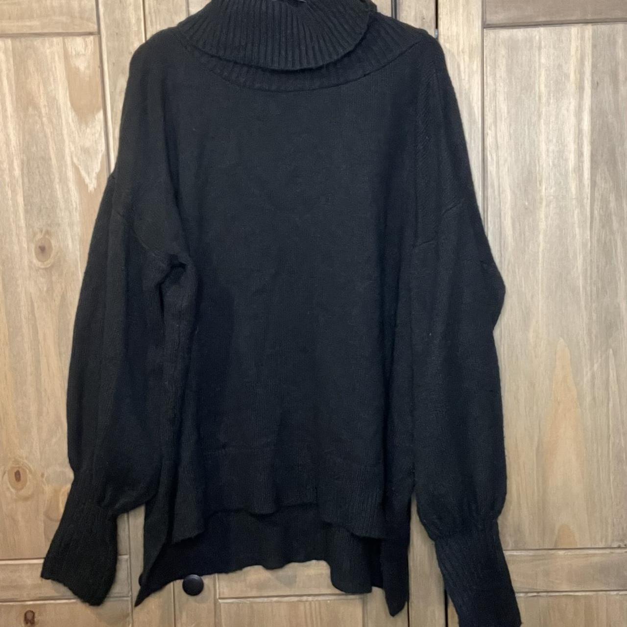 Primark Size XL Black turtleneck sweater with long