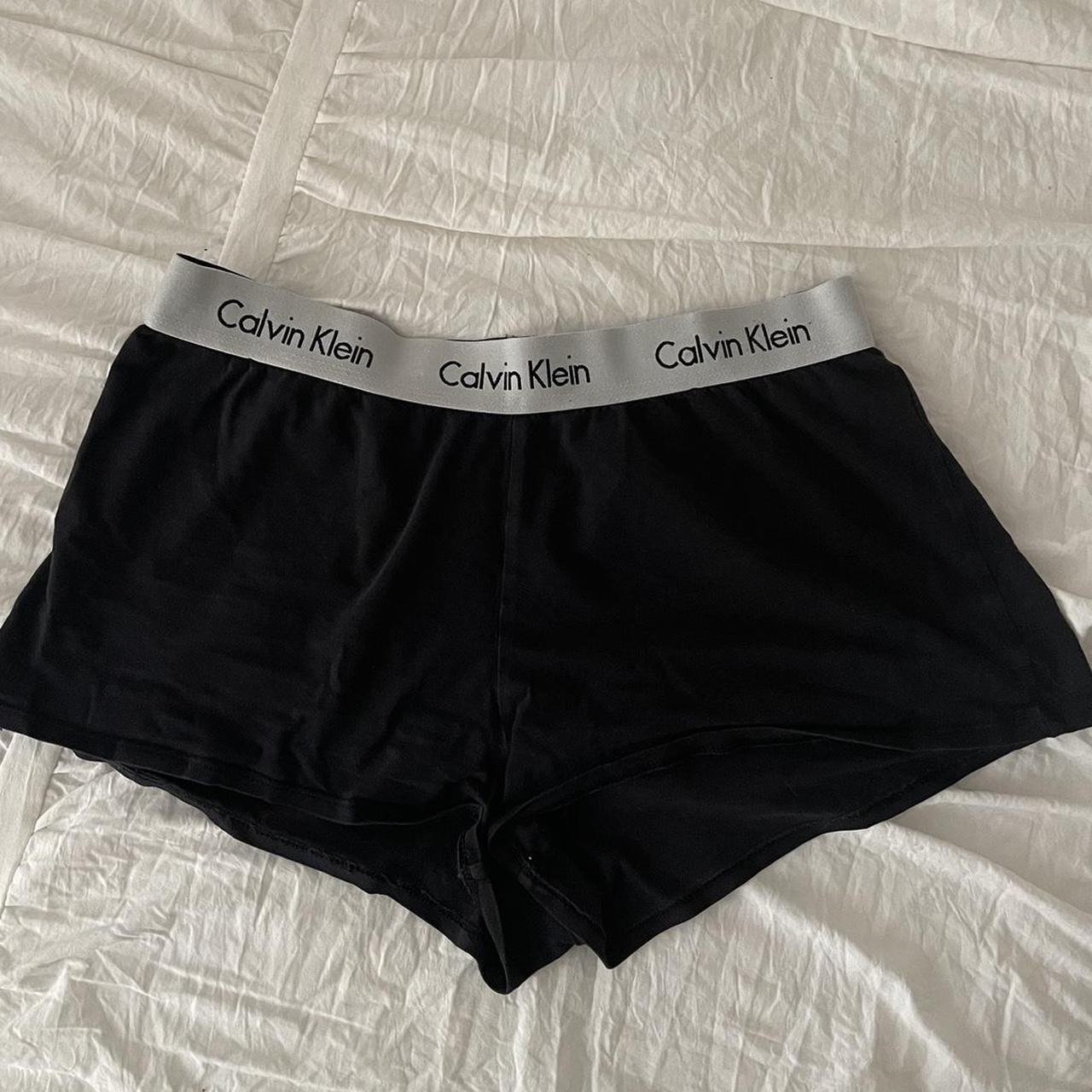 Vintage Calvin Klein sleep shorts 🖤 So cute in a... - Depop