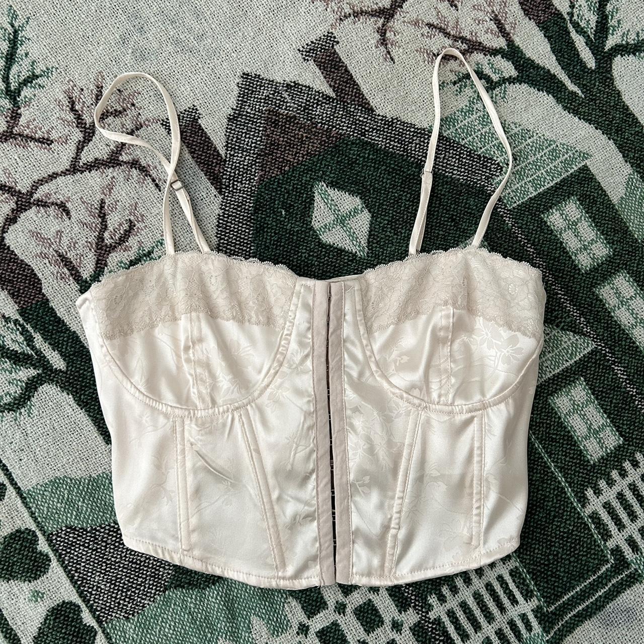 Baby pink silk corset top 🌙 Sooo pretty and... Depop