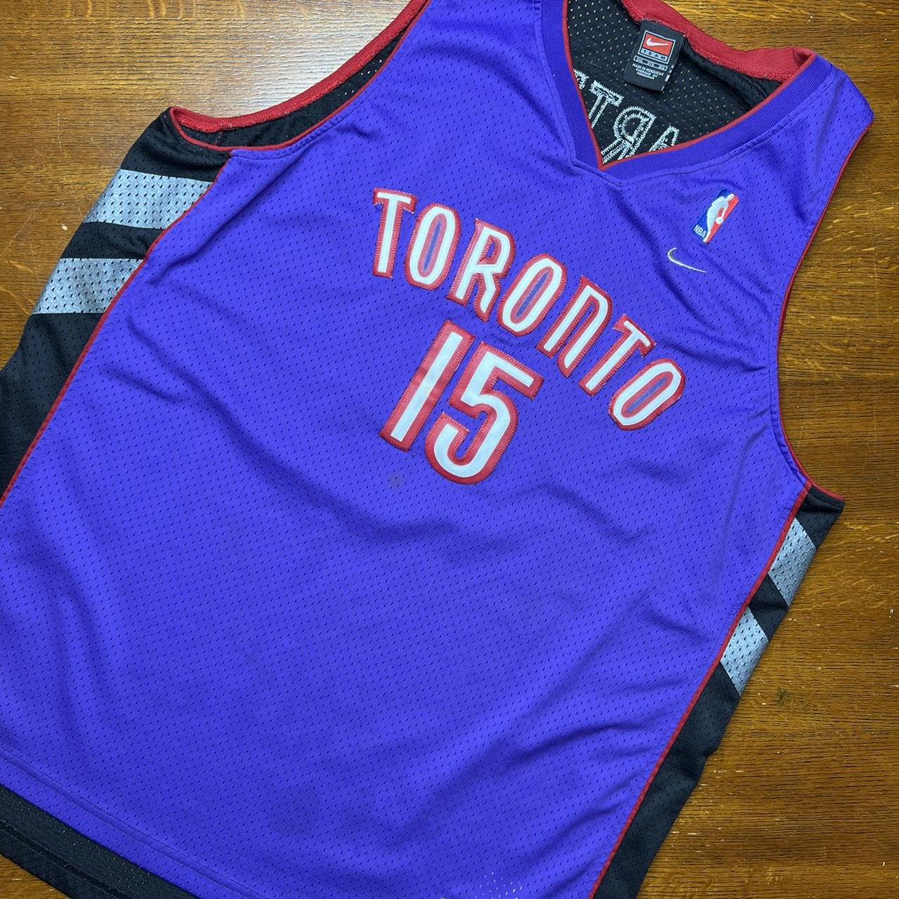Vintage 90's Nike Vince Carter Toronto Raptors Purple 