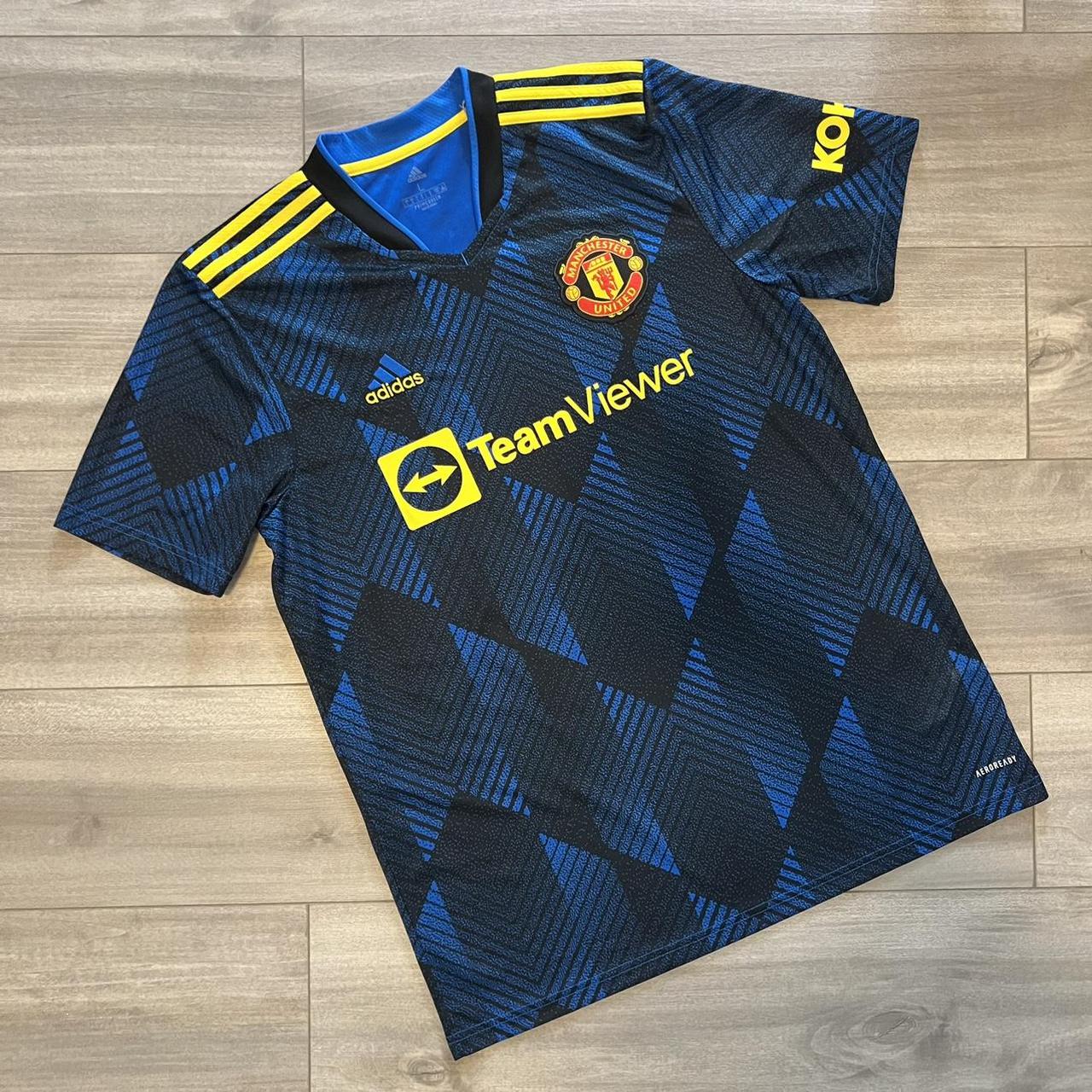 adidas Manchester United FC 21/22 Third Shirt Blue