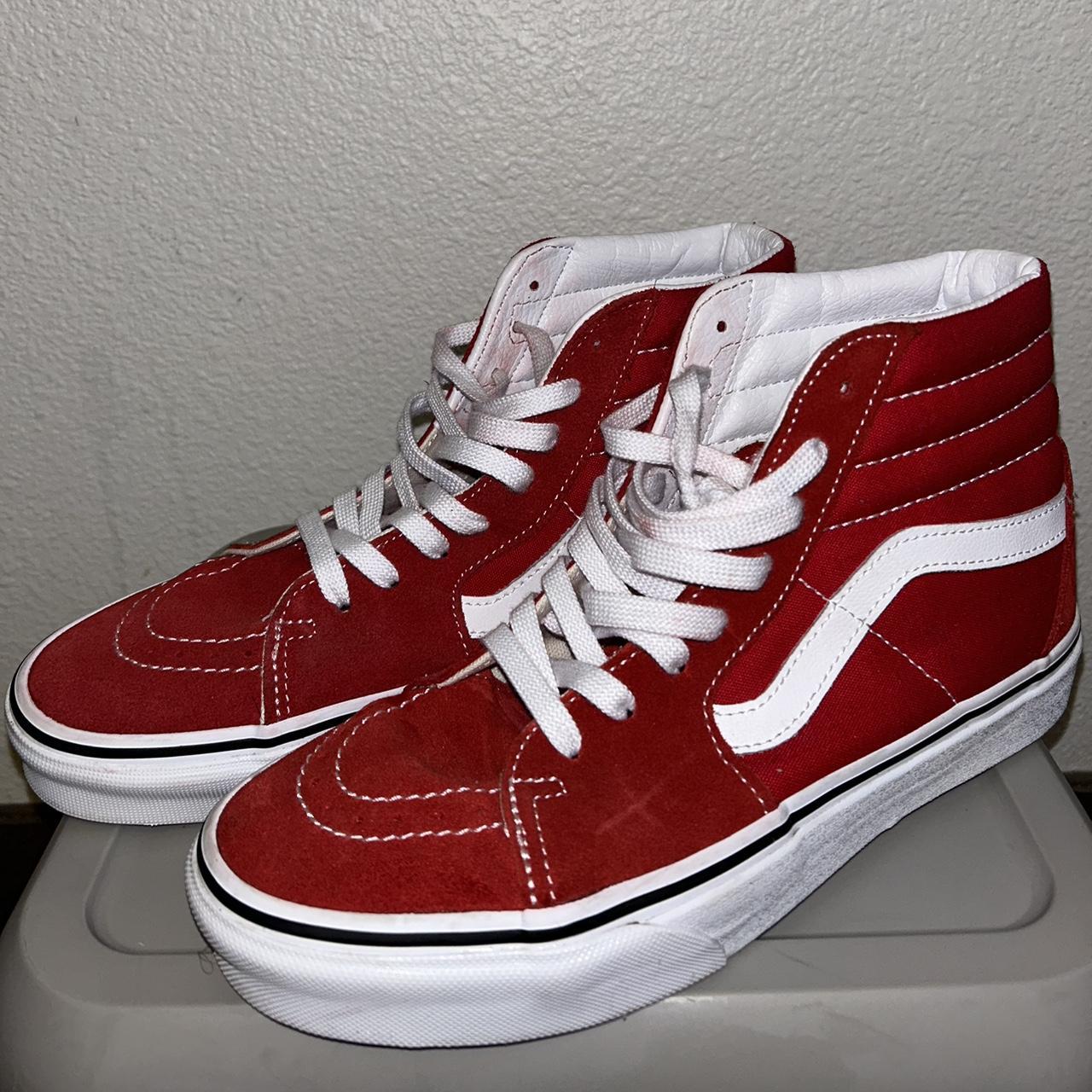 Vans high tops 2024 mens red