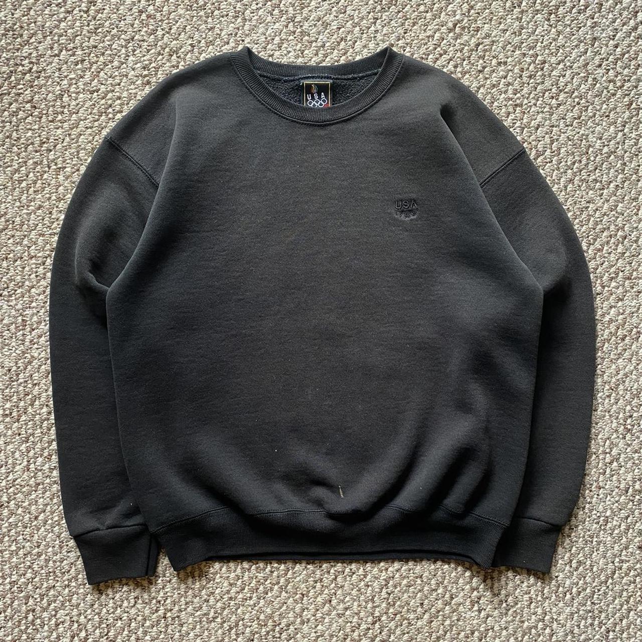 JCPenney Men's Black Sweatshirt Depop