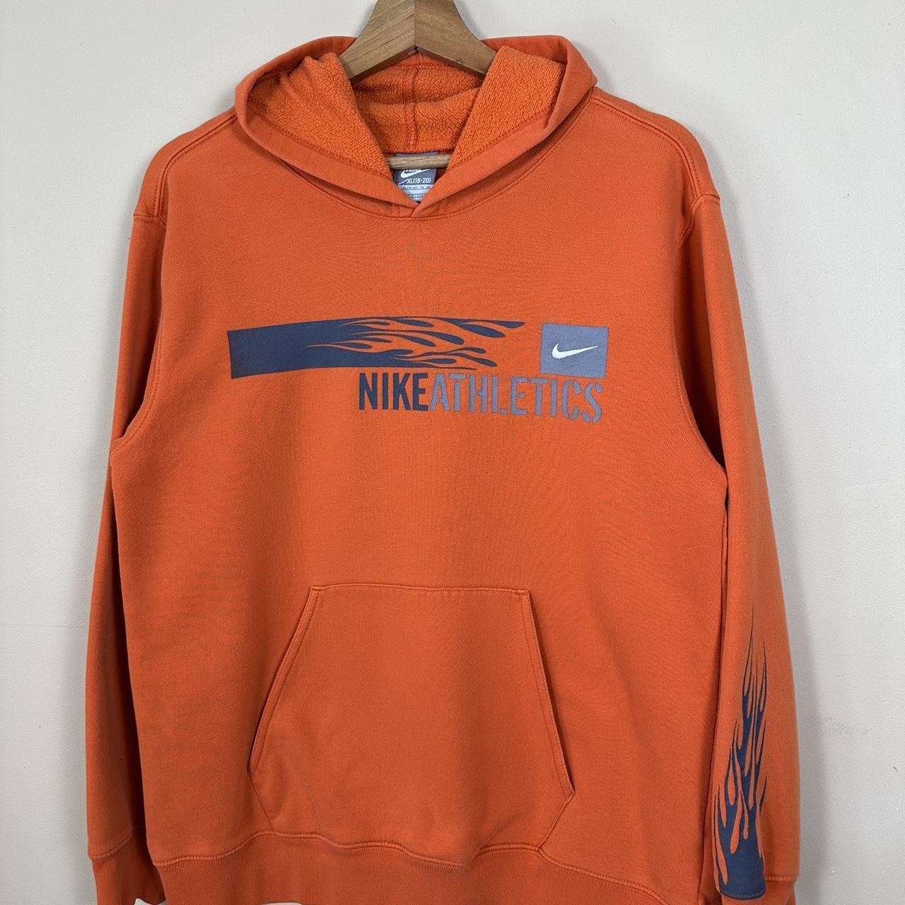 nike flame centre logo hoodie
