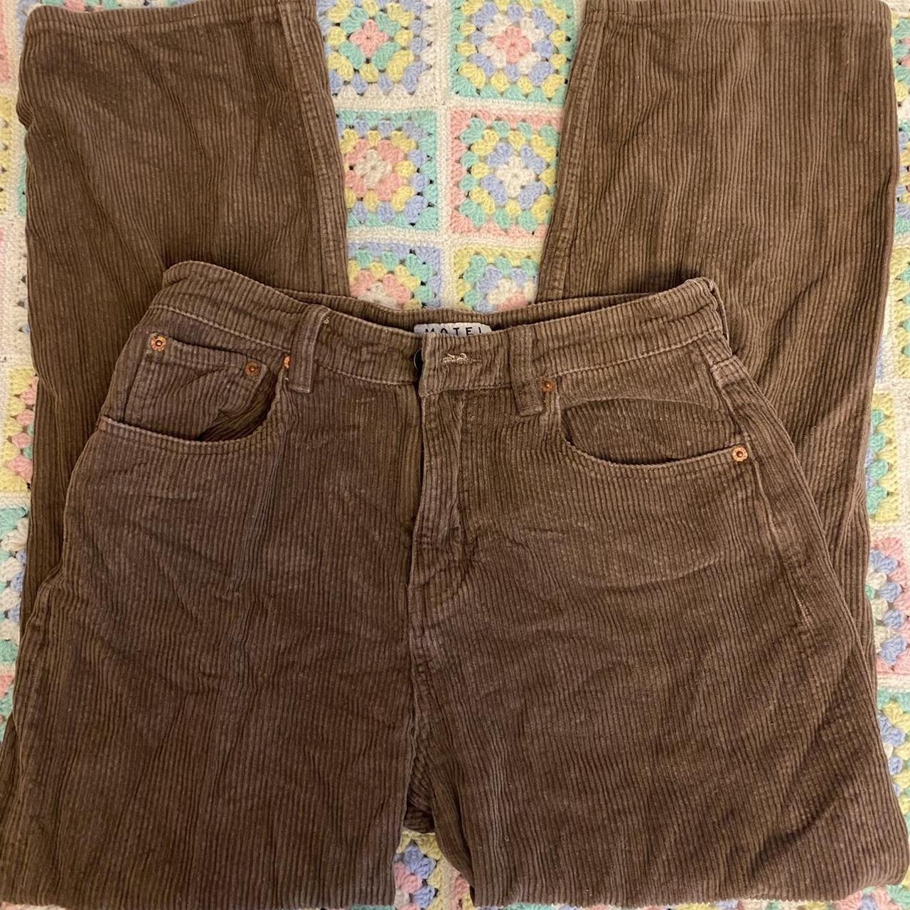 motel rocks brown corduroy pants ALSO AVAILABLE IN... Depop