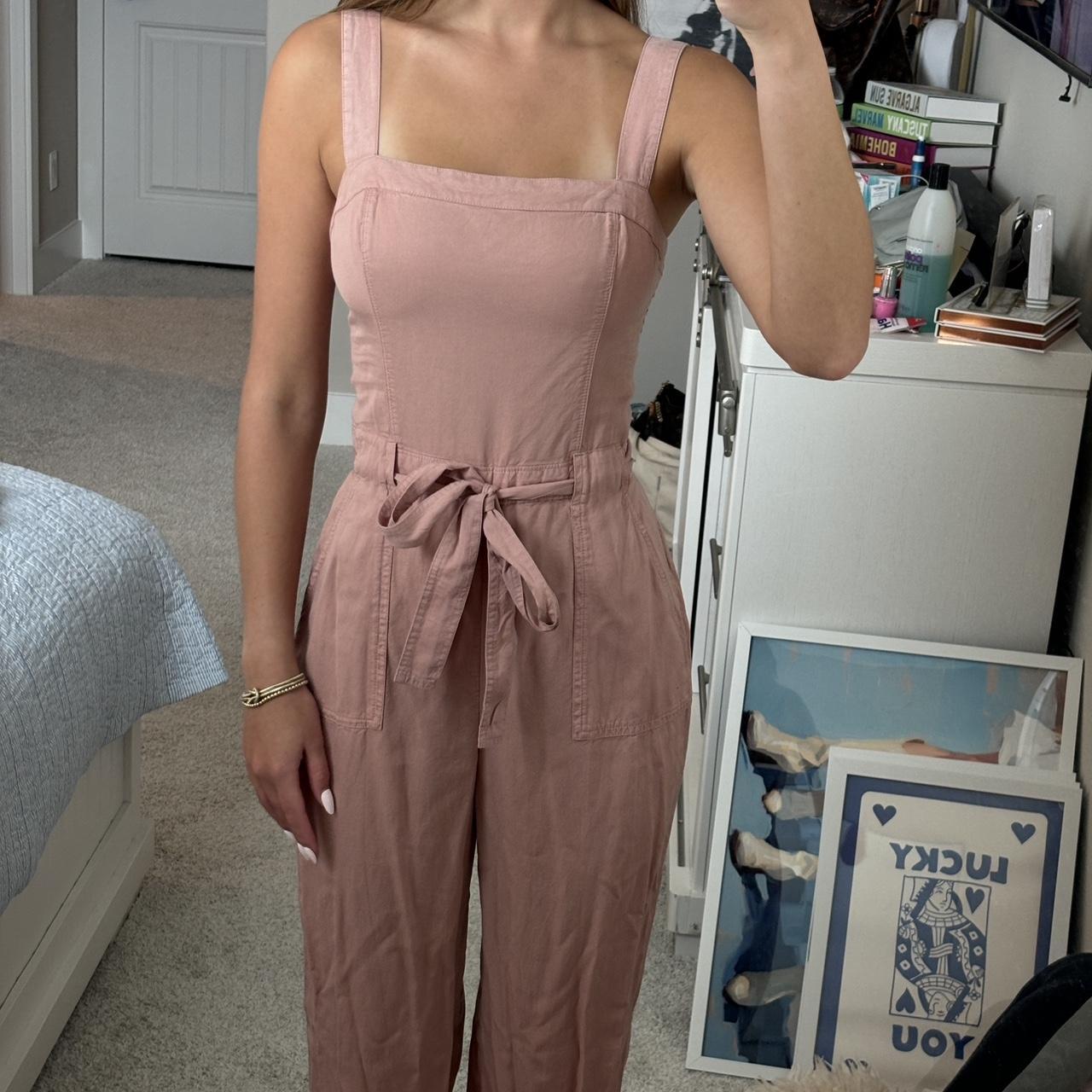 Hollister pink jumpsuit online