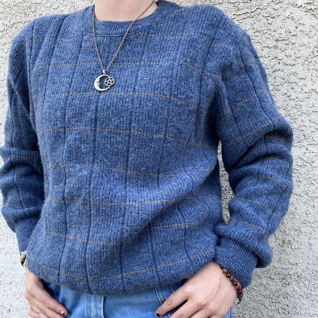 Vintage wool 80s dad sweater! Size large! A bit... Depop