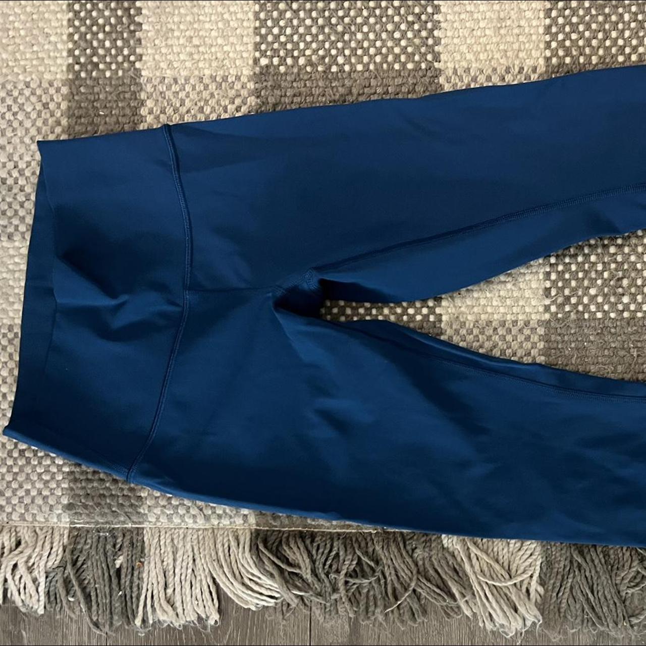 blue lululemon leggings size 4