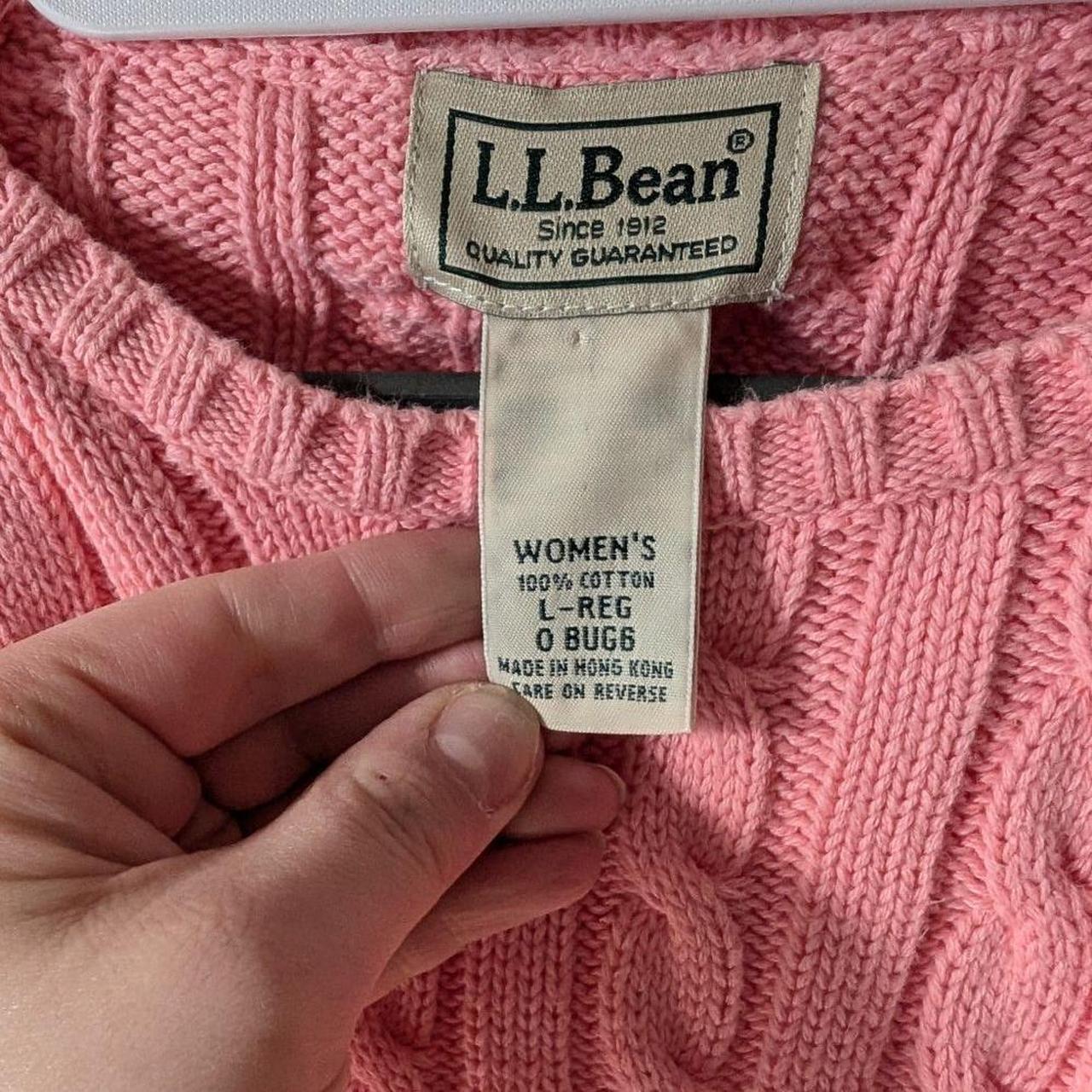L.L.Bean Women's Sweater - Pink - L – L. L. Bean … - image 3