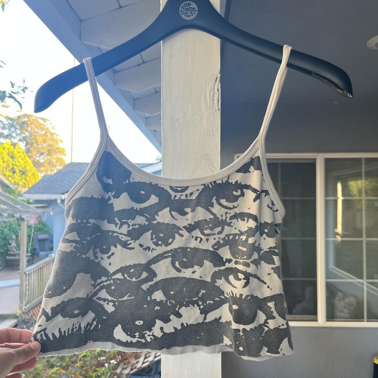 Brandy Melville Eye Baby Tank. Comfy and cute to... Depop