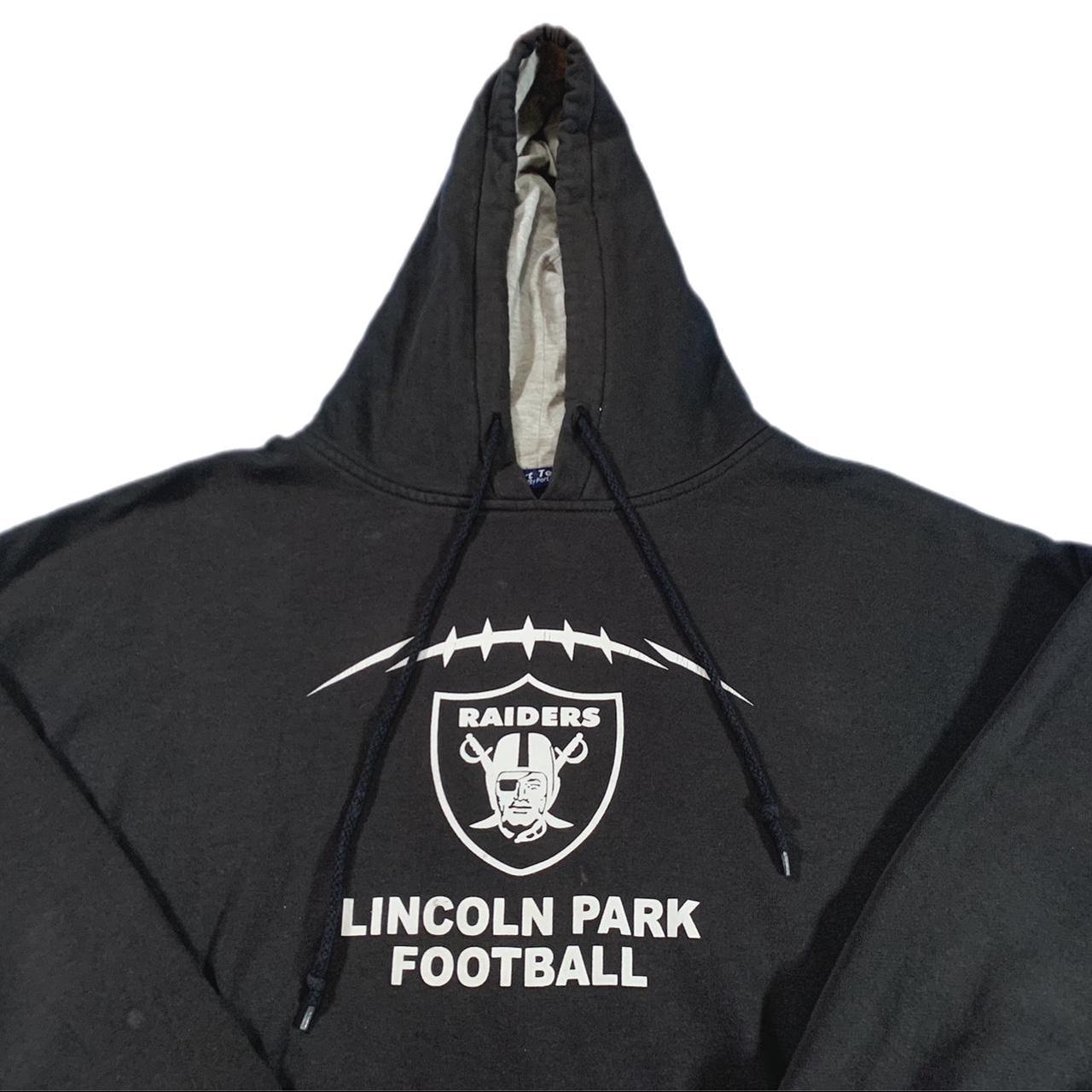 Vintage Y2K Oakland Raiders Full Zip Hoodie Size - Depop