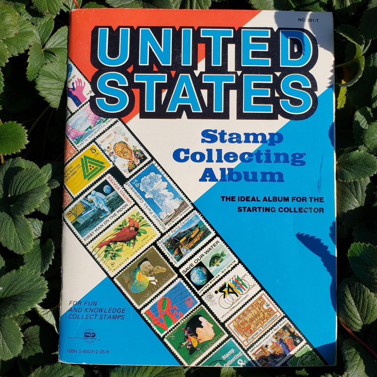 Rare Vintage Stamp Collector Book and Stamp... Depop