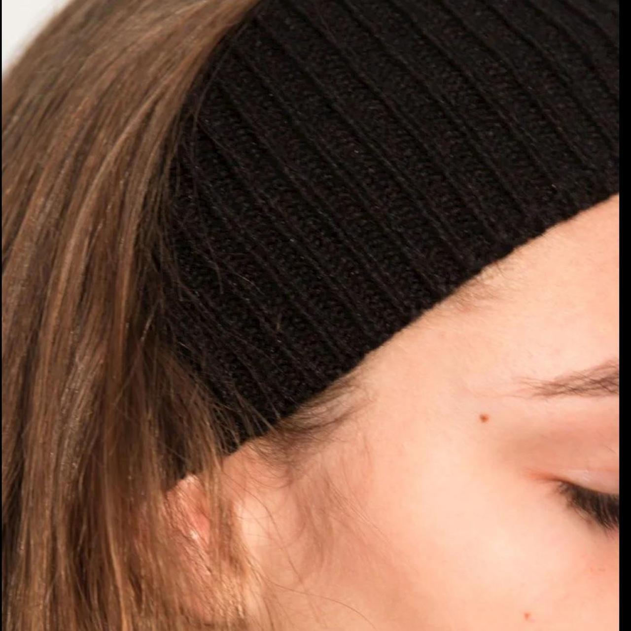 Black knit headband Brandy Melville Depop