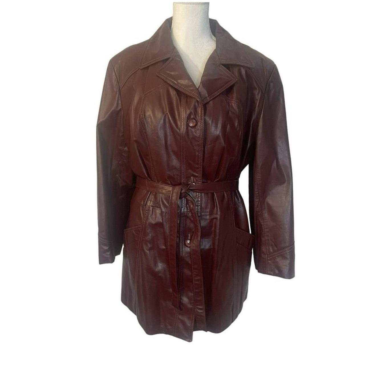 Jcpenney red hotsell leather jacket