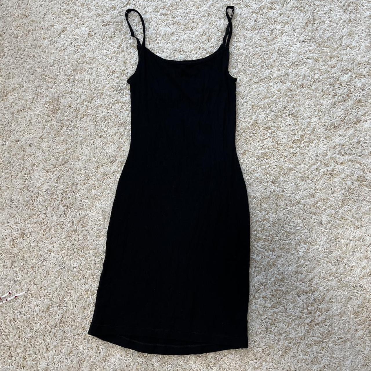 SKIMS Kim Kardashian Soft Lounge Ribbed Mini Dress... - Depop