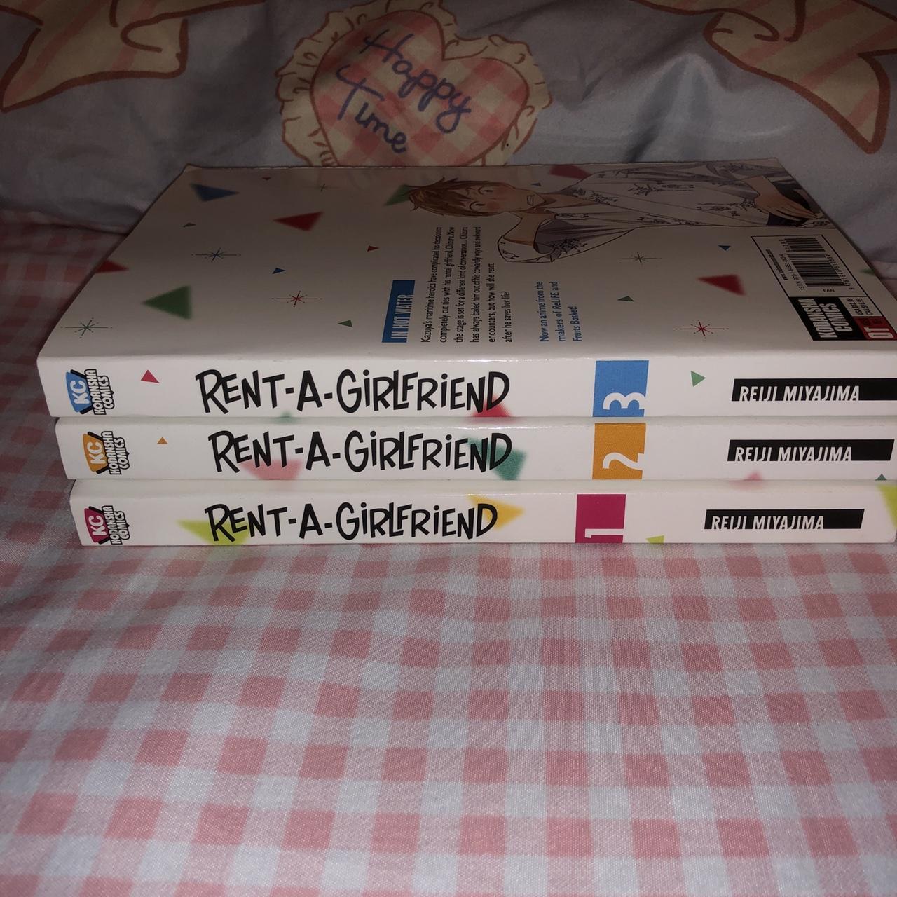 Rent A Girlfriend manga 1-3 - free shipping - spines... - Depop