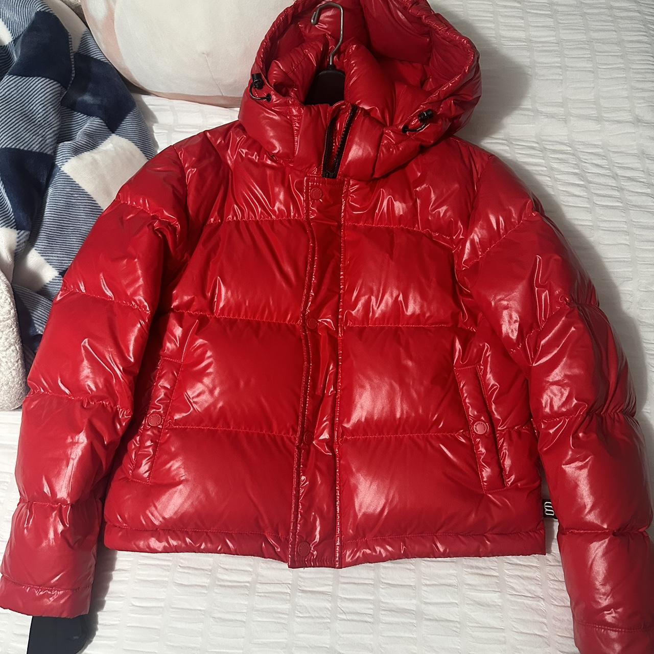Aritzia Women's Red Jacket Depop