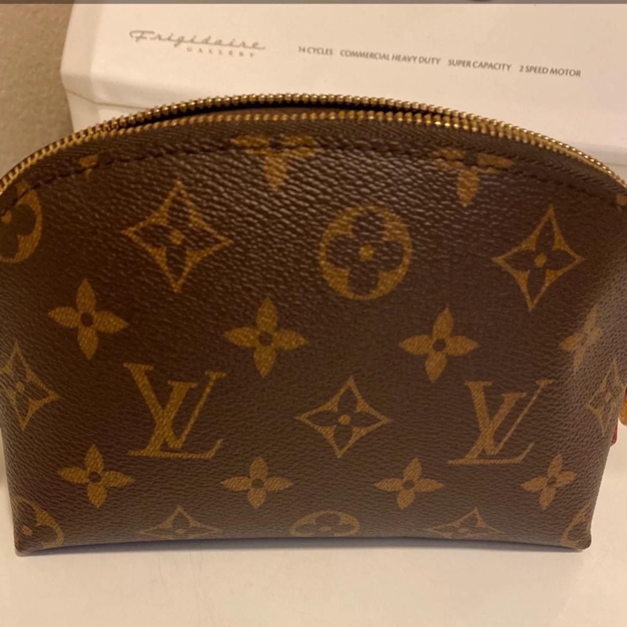 Monogram sold!!!! Louis Vuitton small luggage tag , - Depop