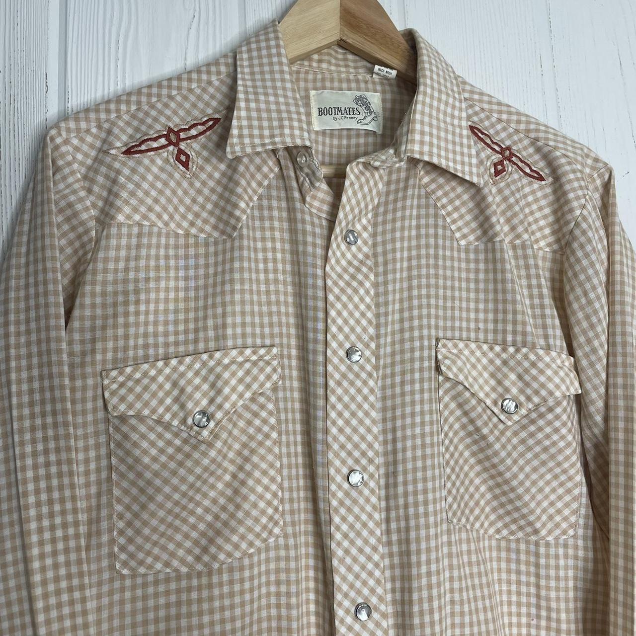 Vintage 1970's JC Penney Bootmates Western Shirt... - Depop