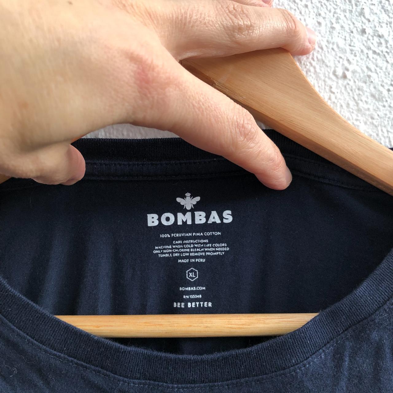 Bombas Men's Blue T-shirt (4)