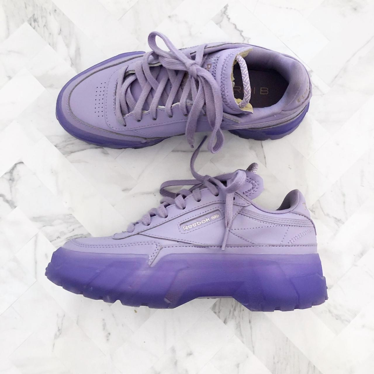 REEBOK By Cardi B Club C Platform Sneakers Depop